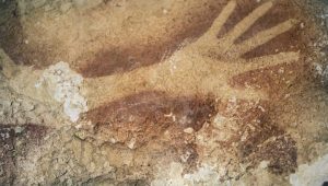 -33 400 г. до н.э. Древние люди нарисовали бабируссу на стене пещеры