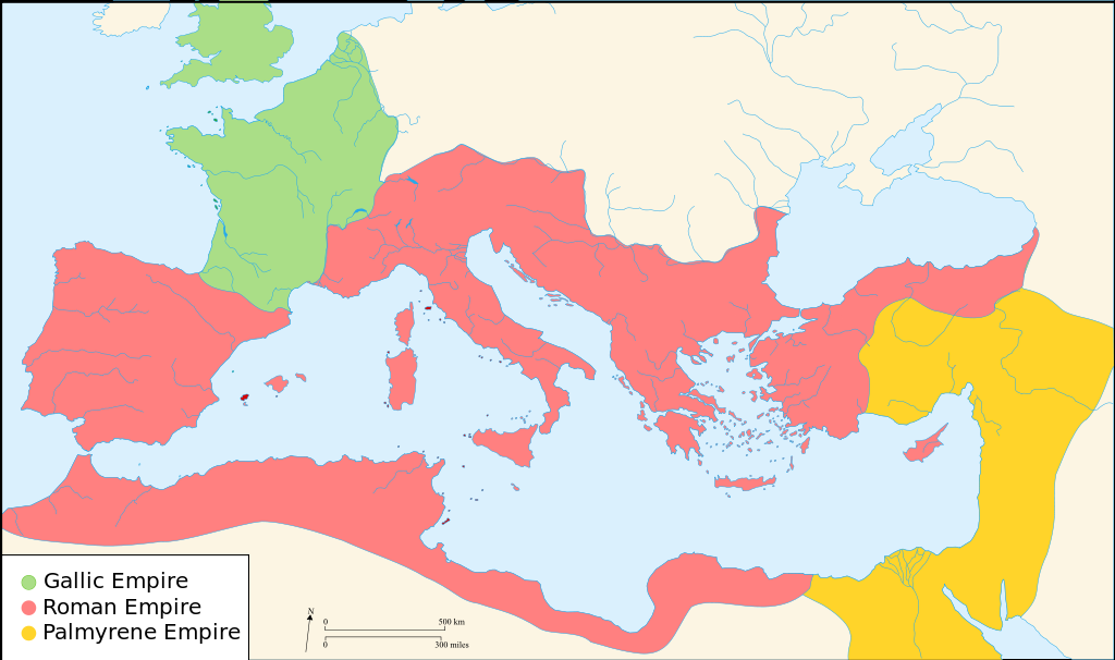 267 г. Готы вторглись на территорию Римской империи, ограбили Вифинию, Коринф, Спарту, Аргос