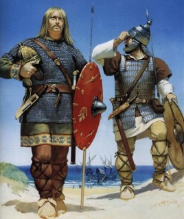 508 г. Хлодвиг I, правитель салических франков, в союзе с бургундами нападает на вестготов