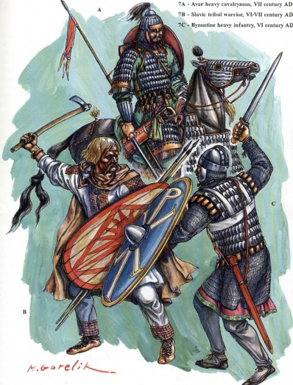 618 г. Авары со славянами безуспешно осаждают Солунь