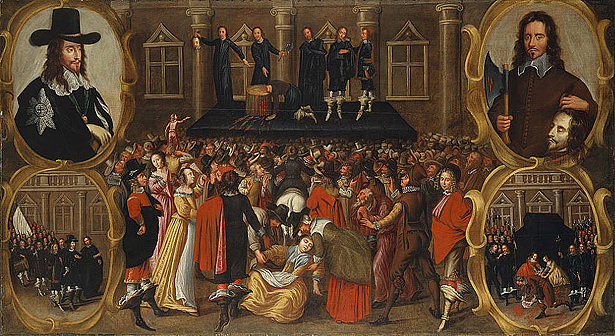 Охвостье Доглого парламента осудило на казнь короля Англии Карла I