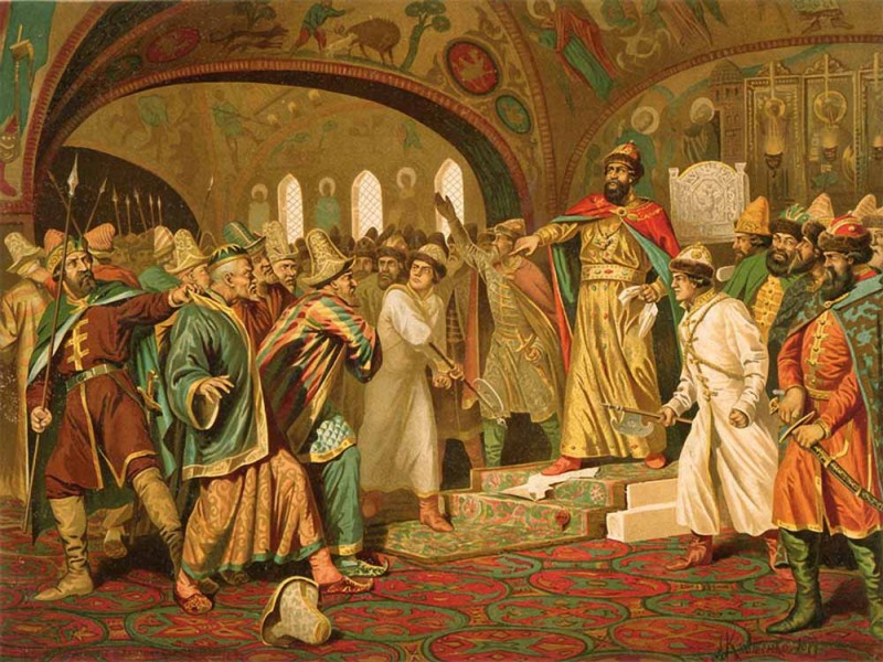 1472 г. София Палеолог обвенчана с Иваном III Васильевичем