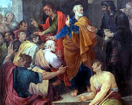 40 г. Симон Волхв предлагает деньги апостолам Петру и Иоанну за благодать Святого Духа