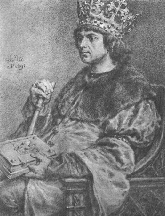 1495 г. Елена Ивановна (дочь Ивана III) выдана за Александра Казимировича Ягеллончика, великого князя литовского