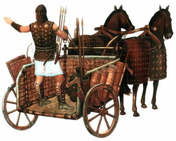-3500 г. (до н.э.) Индоарии делают колесные повозки впервые между озерами Ван и Урми